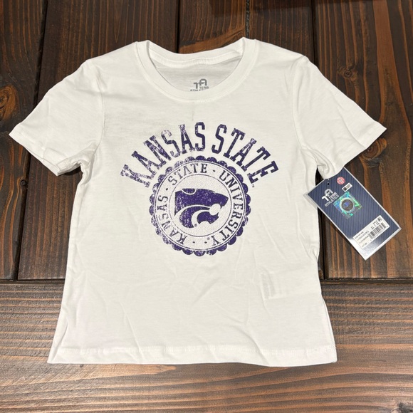 Team Athletics Other - Kansas State University Kids White Tee